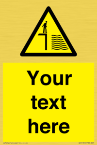 Custom Deep Water Sign